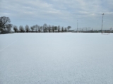 Sneeuwlaag bedekt sportpark 'Het Springer' (17/37)